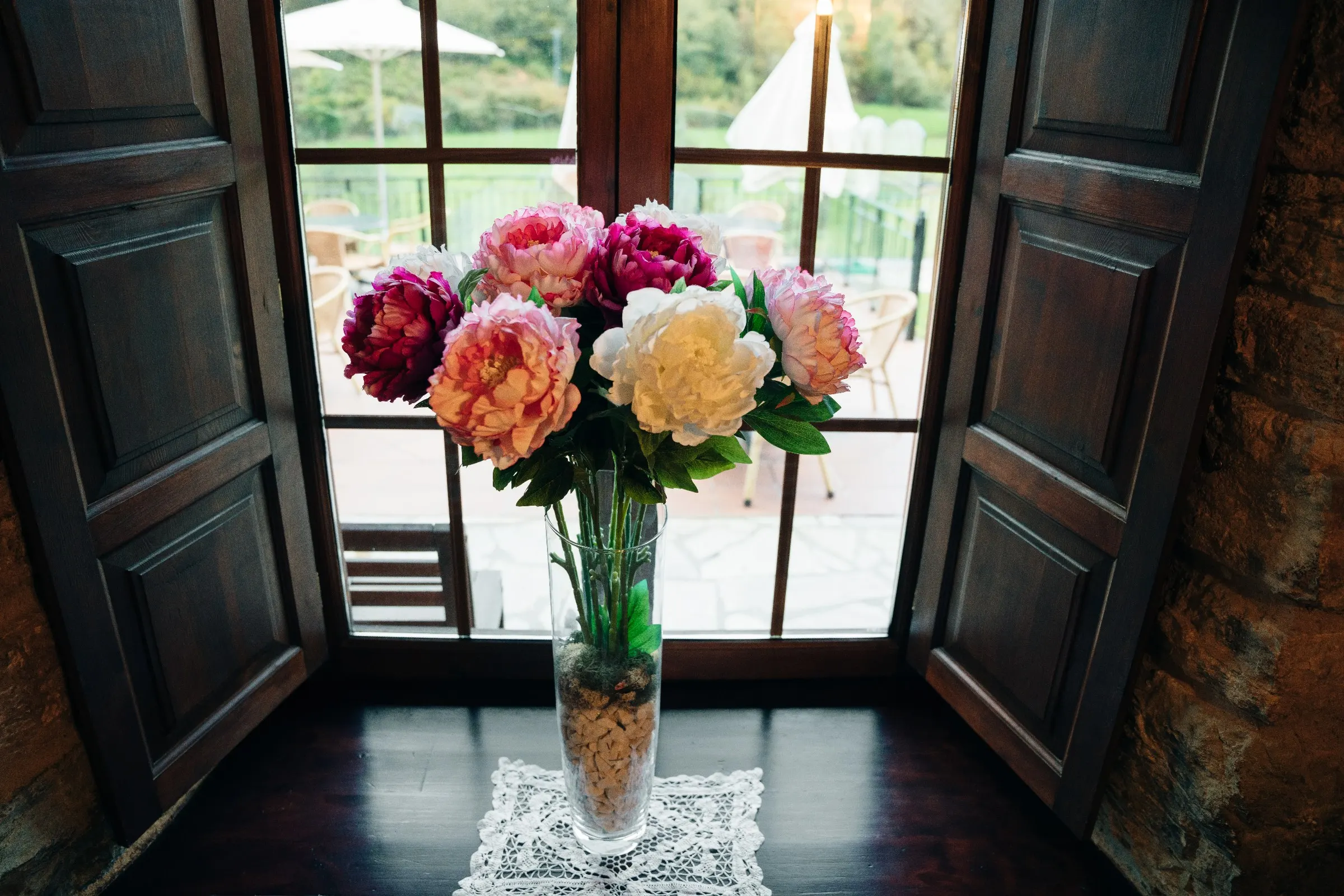 Bouquet de fleurs prêt à être livré