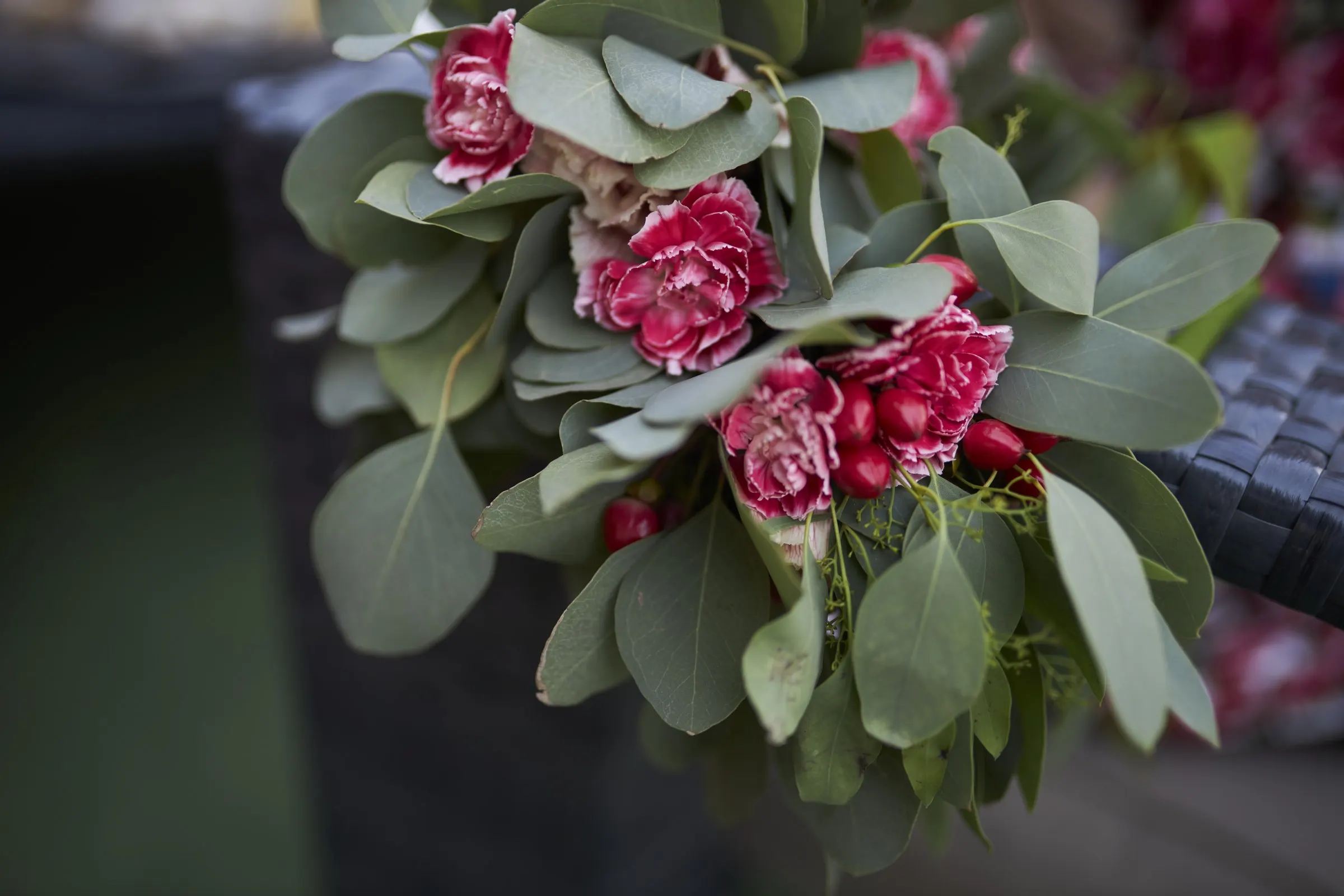 Bouquet de fleurs prêt à être livré