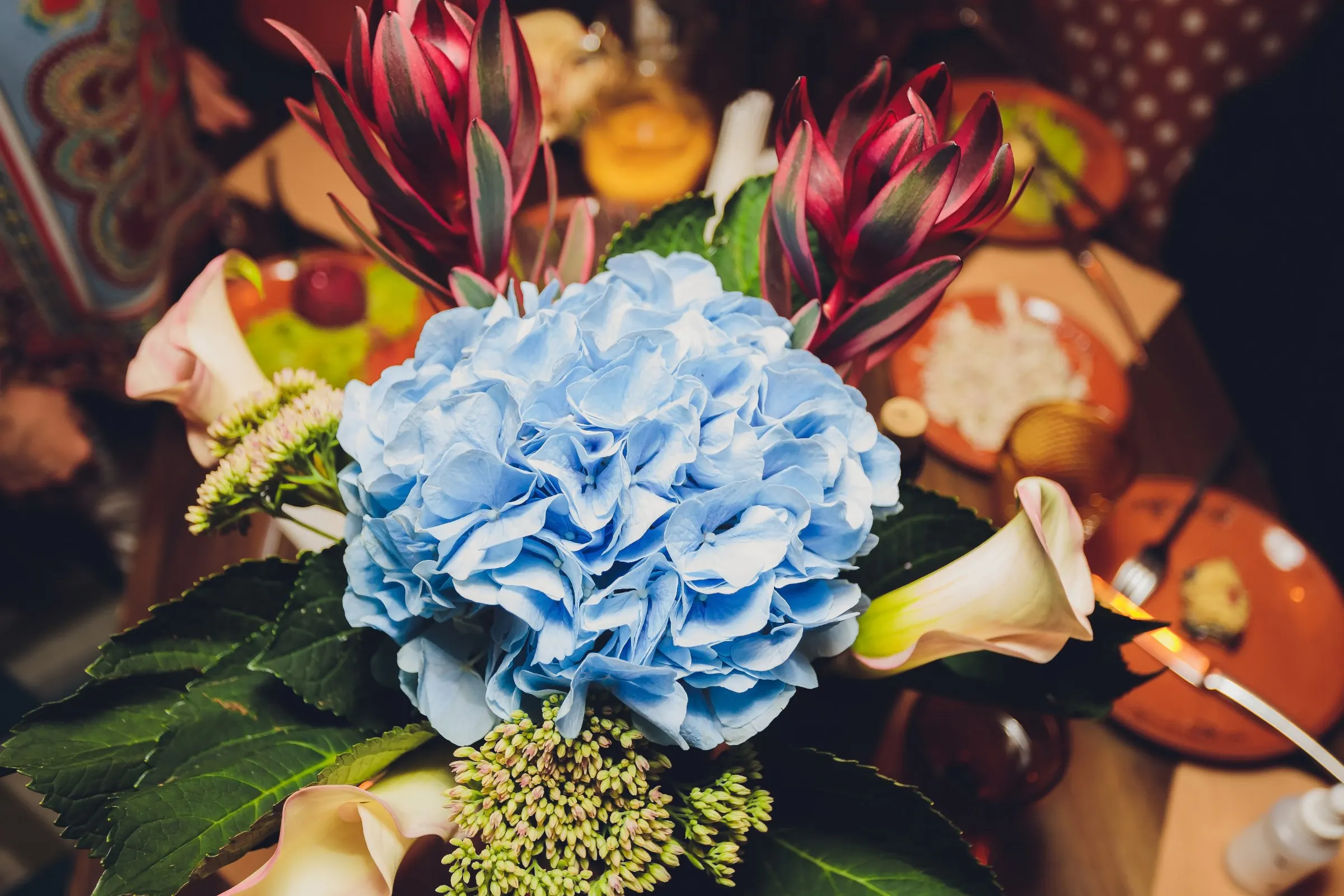 Bouquet de fleurs prêt à être livré