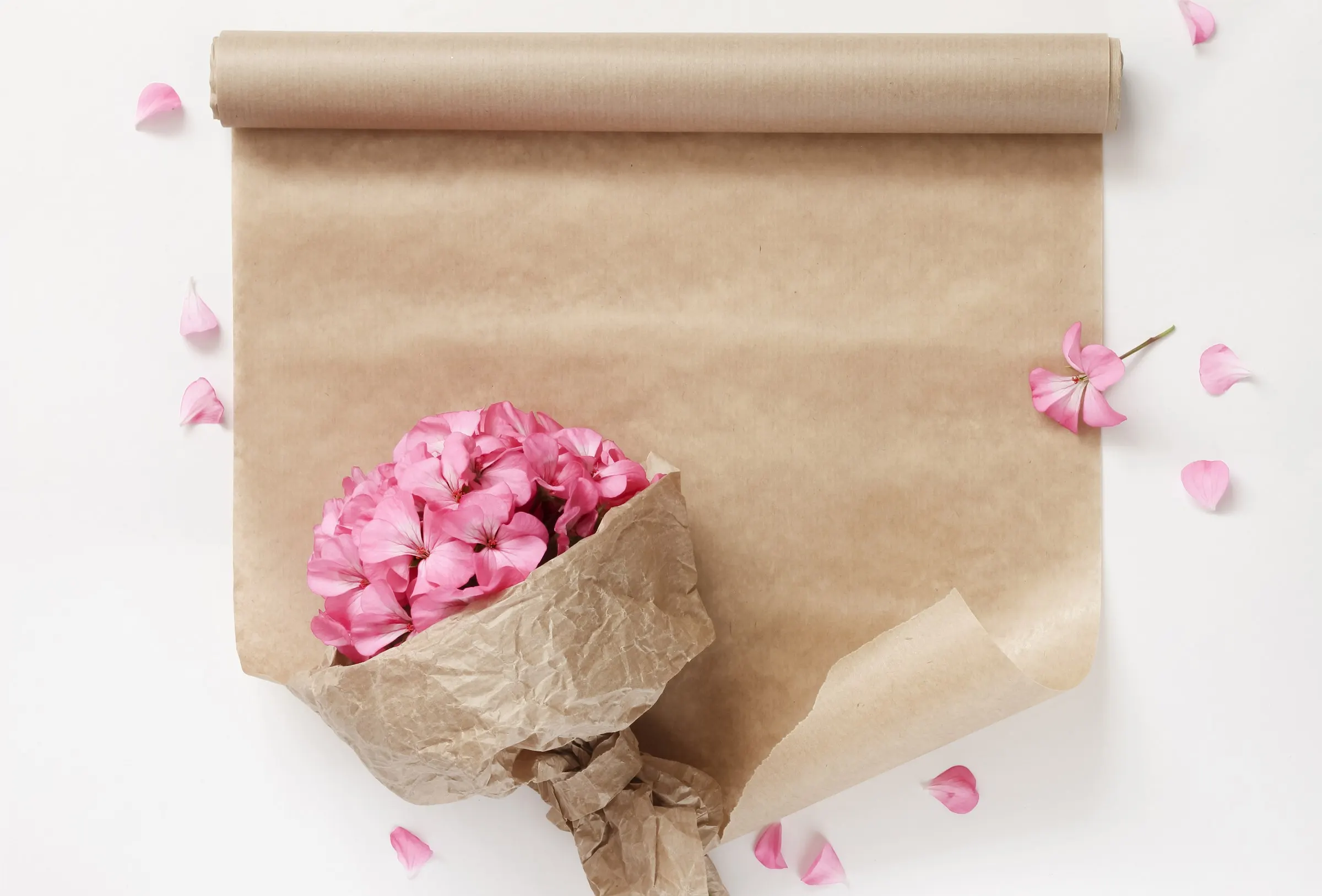Bouquet de fleurs prêt à être livré