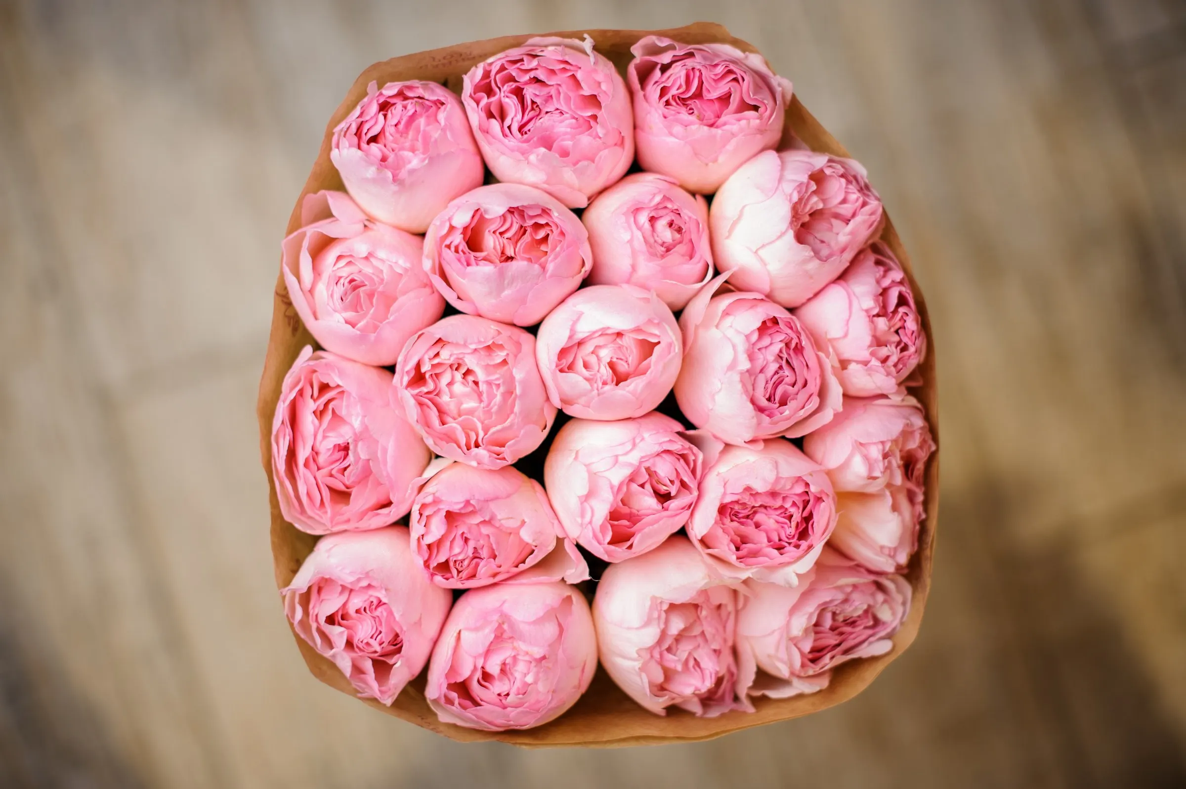 Bouquet de fleurs prêt à être livré